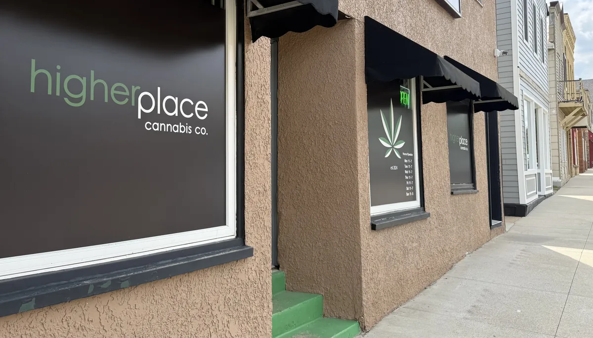 Dispensary exterior storefront daytime